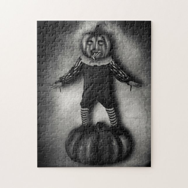 Pumpkin Head Jigsaw Puzzle (Vertical)