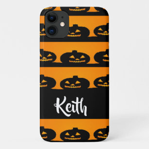 Pumpkin heads halloween theme iPhone 11 case