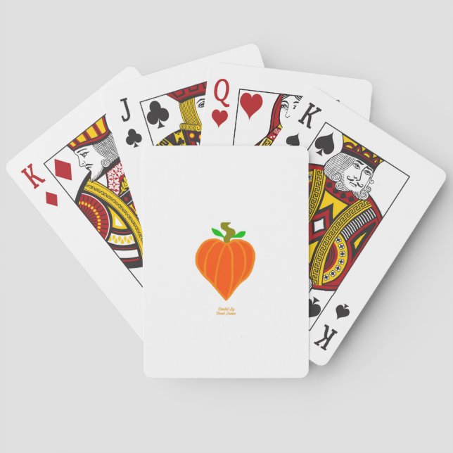 Pumpkin Heart Playing Cards (Back)