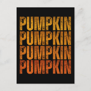 PUMPKIN HOLIDAY GIFT POSTCARD