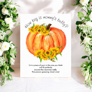 Pumpkin How Big is Mummy's Belly Game Poster