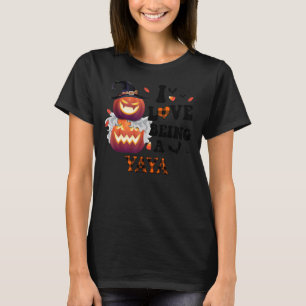 Pumpkin I Love Being A Yaya Halloween T-Shirt