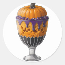 Pumpkin Ice cream with sprinkles