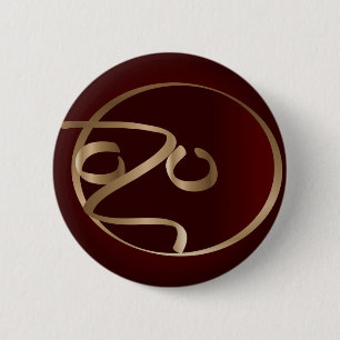Pumpkin in the dark 6 cm round badge