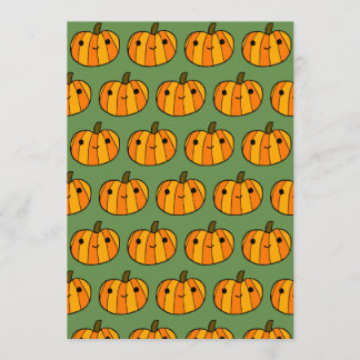 Pumpkin Invitations