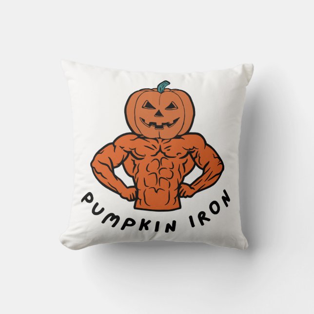 Pumpkin Iron  Cushion (Front)