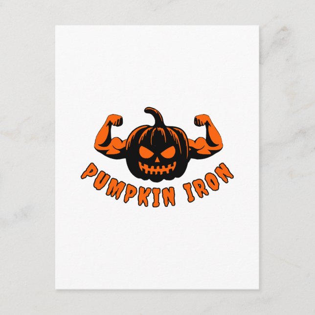 Pumpkin Iron  Enclosure Card (Front)