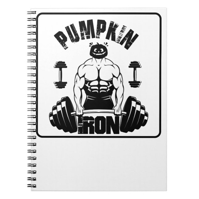 Pumpkin Iron Notebook (Front)