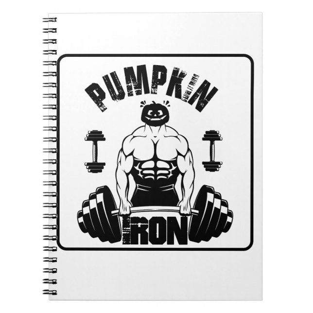 Pumpkin Iron Notebook (Front)