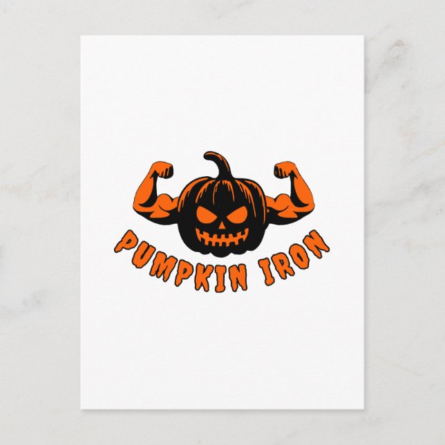 Pumpkin Iron  Postcard (Front)