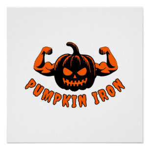 Pumpkin Iron  Poster