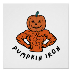 Pumpkin Iron  Poster