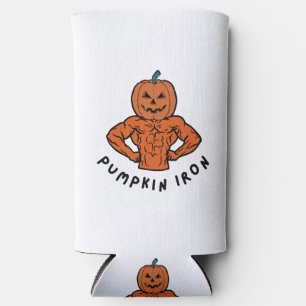Pumpkin Iron  Seltzer Can Cooler
