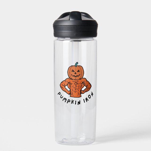 Pumpkin Iron  Water Bottle (Front)