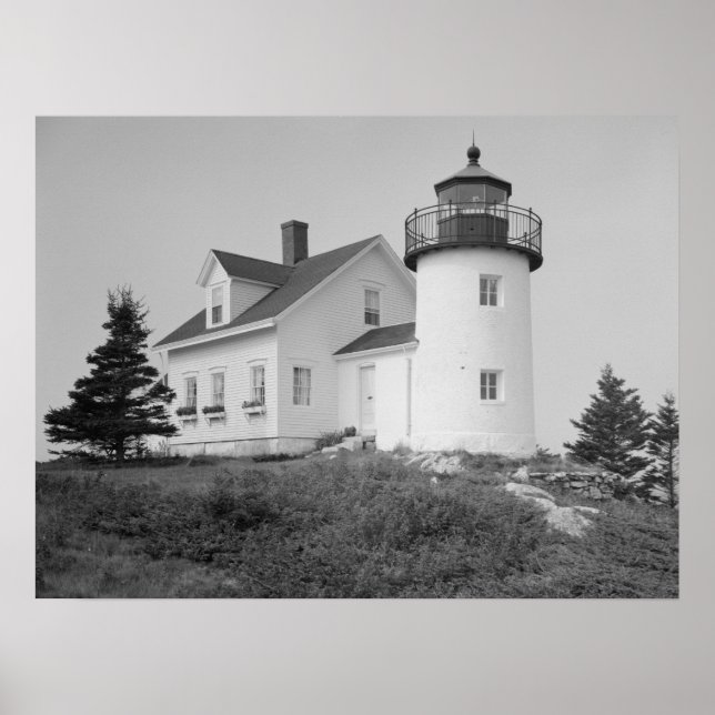 Pumpkin Island Light Station Poster (Front)