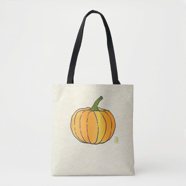 Pumpkin?/Jack-o'-Lantern? All-Over-Print Tote Bag (Front)