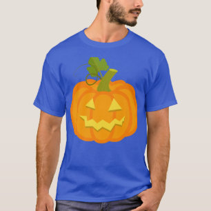 Pumpkin Jack O' Lantern Face, Evil Smile, Hallowee T-Shirt