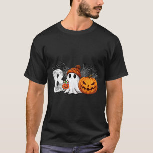 Pumpkin Jack O Lantern Ghost Boo Halloween Costume T-Shirt