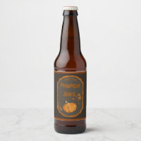 Pumpkin Juice Beer Labels