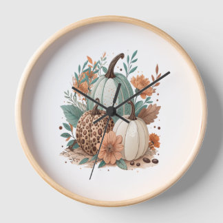 Pumpkin Kids Halloween Clock