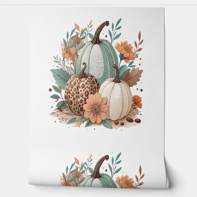Pumpkin Kids Halloween Wallpaper (Unrolling)