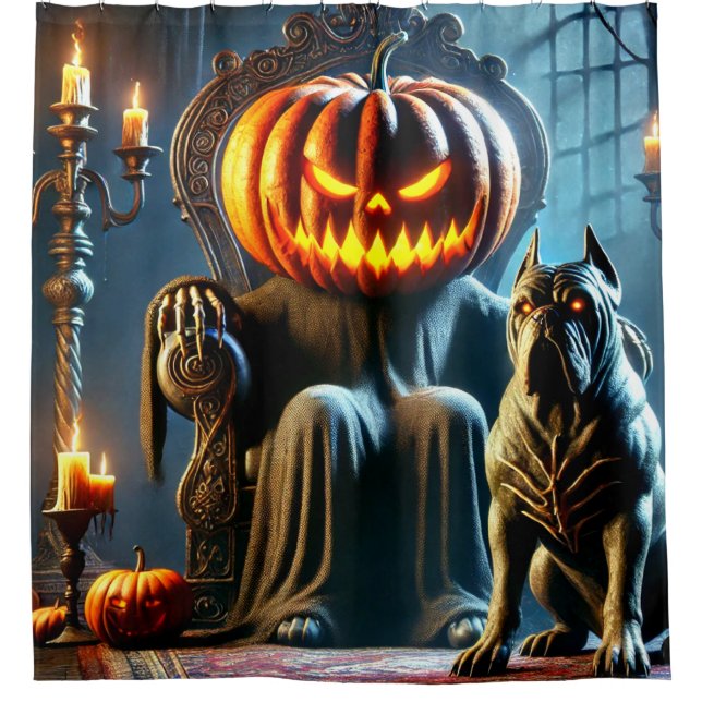 Pumpkin King Shower Curtain (Front)