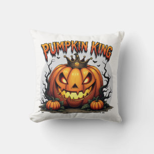 Pumpkin King - The Ruler of Halloween Fun Cushion