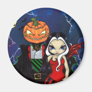 "Pumpkin King's Night Out" Magnet