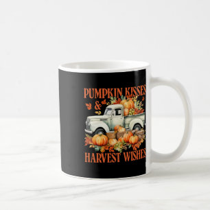 Pumpkin Kisses And Harvest Wishes Farm Truck Thank Coffee Mug