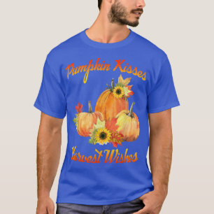 Pumpkin kisses Harvest wishes Funny Halloween Men  T-Shirt