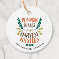 Pumpkin Kisses, Harvest Wishes Thanksgiving Custom