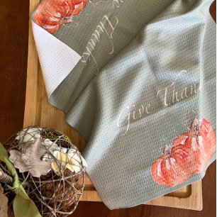 Pumpkin kitchen towel