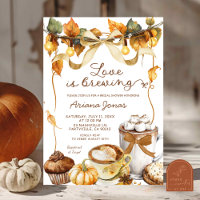 Pumpkin Latte Coquette Love brewing bridal Shower