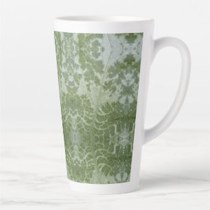 Pumpkin Leaf Macro Latte Mug