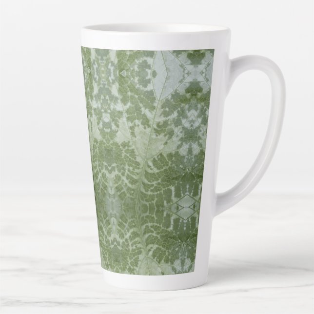 Pumpkin Leaf Macro Latte Mug (Right)