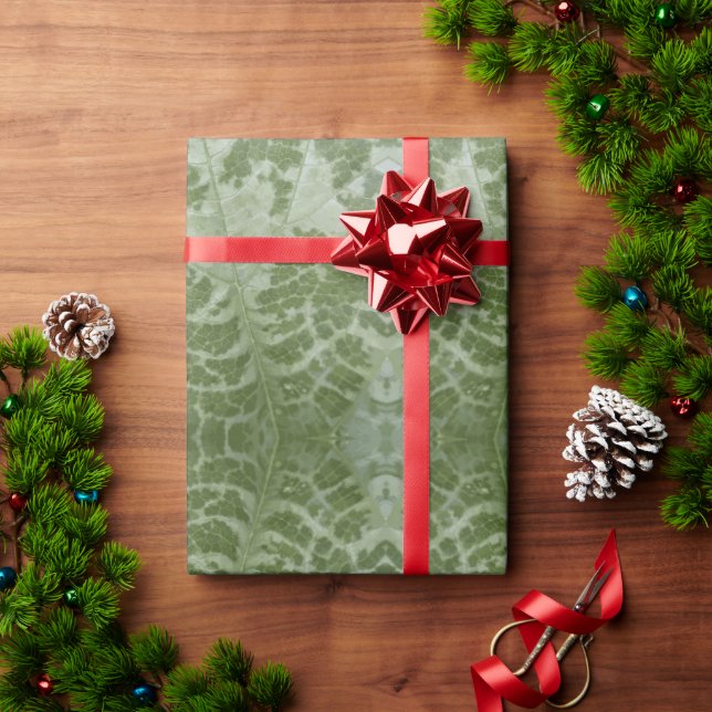 Pumpkin Leaf Macro Wrapping Paper (Holiday Gift)