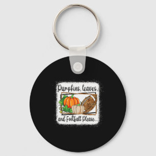 Pumpkin Leaves And Football Please Leopard Fall Vi Key Ring