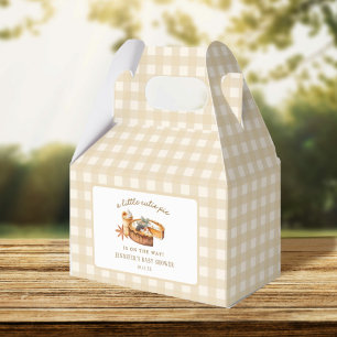 Pumpkin Little Cutie Pie Baby Shower Favour Box