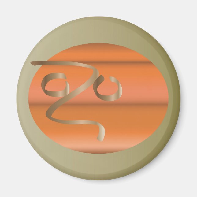 pumpkin magnet (Front)