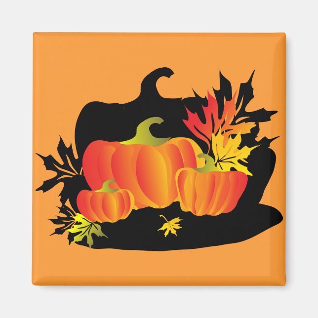 pumpkin magnet (Front)