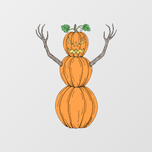 Pumpkin Man Halloween Art