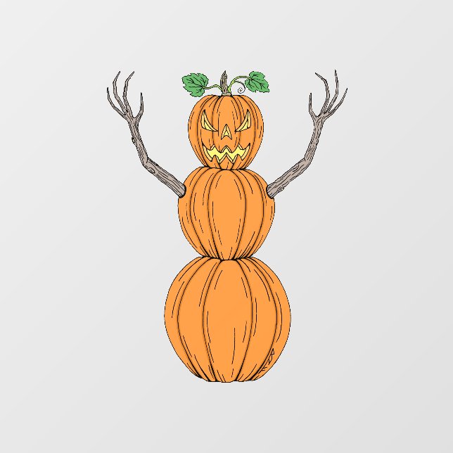 Pumpkin Man Halloween Art (Sheet)