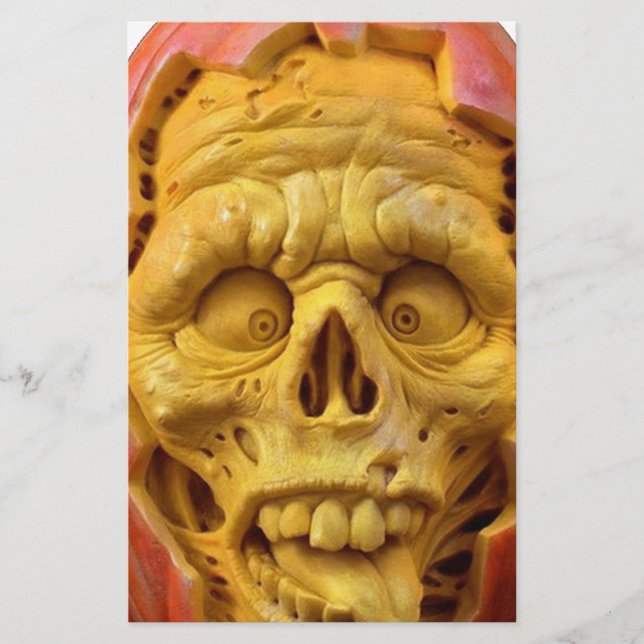 Pumpkin Man Stationery (Front)