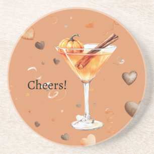 Pumpkin Martini Coaster
