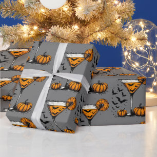 Pumpkin Martini Wrapping Paper