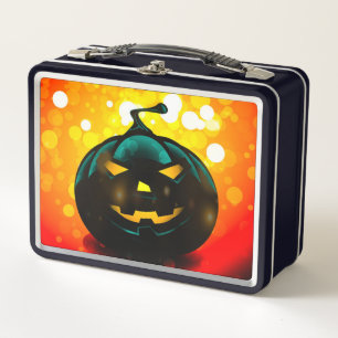 Pumpkin Metal Lunch Box