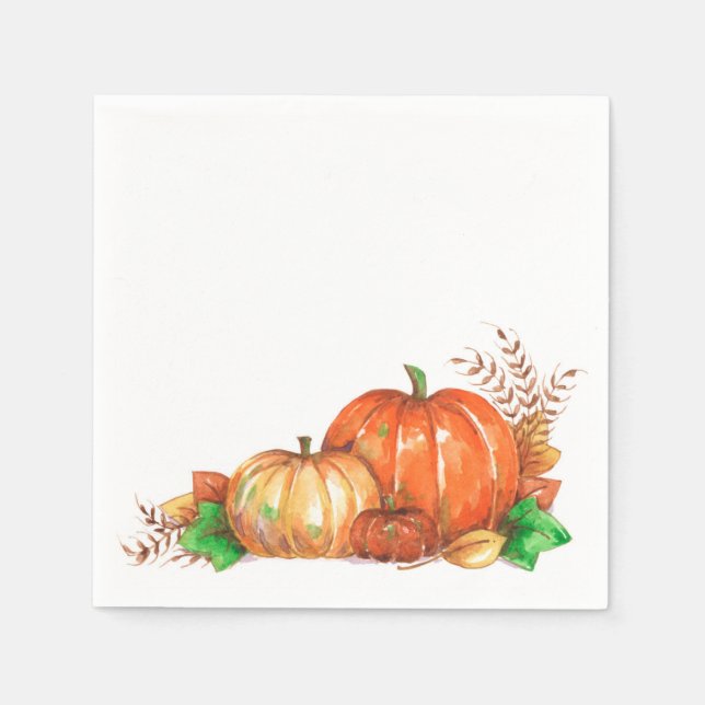 Pumpkin - Napkins (Front)