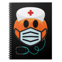 Pumpkin Nurse Funny Scary Halloween Nurse Costume