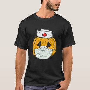 Pumpkin Nurse Jackolantern Halloween Registered Nu T-Shirt