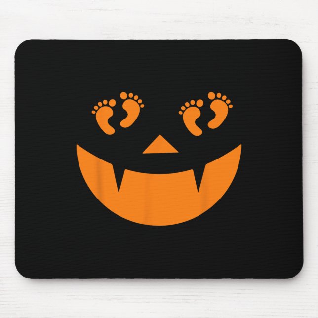 Pumpkin OB Nurse Delivery Labour Halloween Obstetr Mouse Pad (Front)